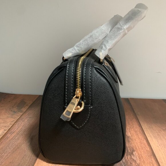 Luxury Coach Rowan Boston Bag, Jet Black Finish - Picture 4 of 4